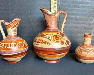 BO333Three Piece Pottery