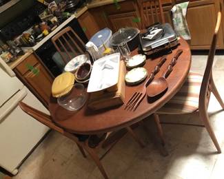 Vintage Danish table and chairs