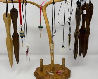 92 DisplayTreeHandmadeJewelryLetterOpenersOrnaments