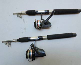 133 2Swift660FSpinnerReelsWithTelescoping65Rods