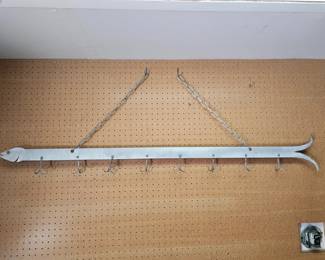 163 CustomMadeAluminumHangingRackFish
