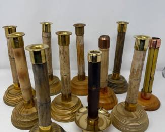 94 11HandmadeBambooandBrassCandlesticks