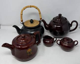 172 1915StovetopCeramicsTeapotGlazedPotteryTeapotsSCSet