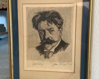 11 ArthurNikischEtchingSignedbyArtistJohnPhillipsNikisch