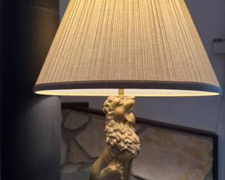 80 RobertAbbeyHollywoodRegencyCastBrassFiguralLionLamp
