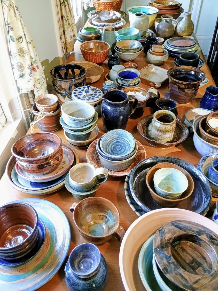 Handmade pottery collection