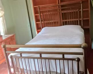 Brass bed