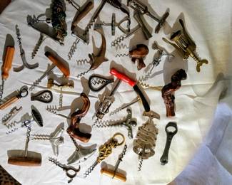 Big corkscrew collection, many more not shown