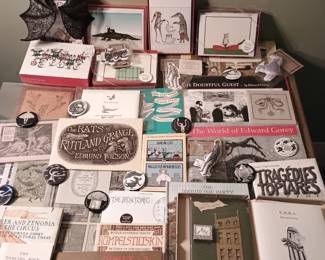 Edward Gorey collection - rare books and memorabilia