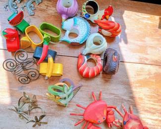Eclectic napkin rings