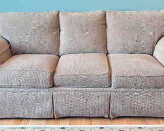 Rolled Arm Bassett Sofa Chenille