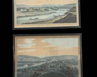 Antique Aquatint Created By JC Sadler From Joseph Farington Drawing