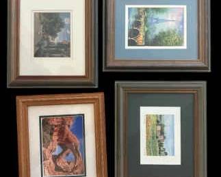 Various Art Prints And Watercolor