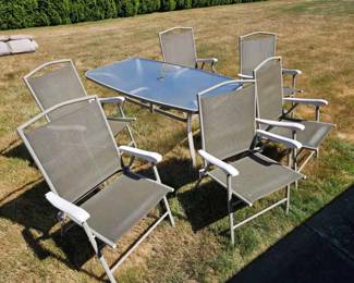 Patio Deck Chairs and Table