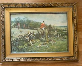 Fox Hunting Scene