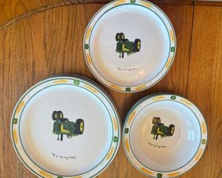 Gibson John Deere Dishes
