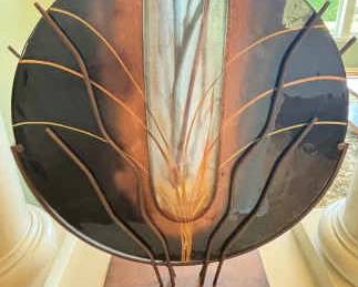 Art Glass Slump Vase