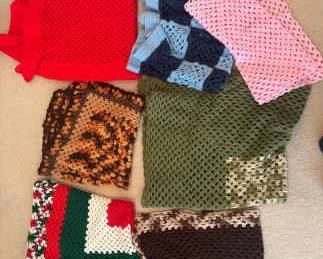 Variety Of Crochet Throws