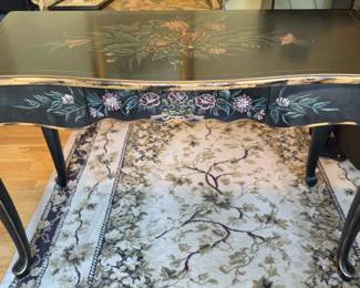 Painted French Style Desk and Chair