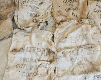 Cote DIvoire Cocoa Burlap Sacks