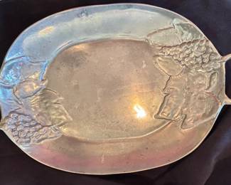 Grape Motif Serving Platter
