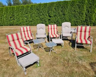 Patio Chairs and Side Tables