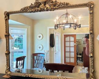 Ornate Gold Mirror