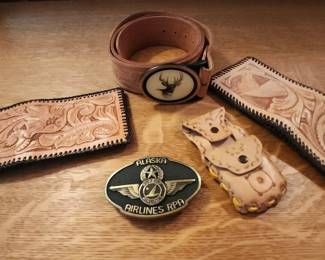 Leather Tooled Wallets More