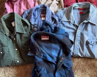 Cabelas Wrangler And Levi Vintage Shirts