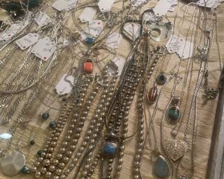 Nice selection of sterling jewelry