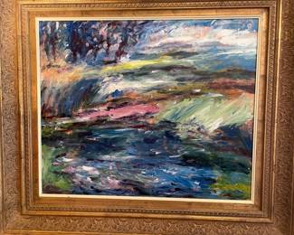 Montgomery artist Sherman Boothe abstract “ Just Imagine “