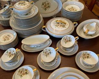 Beautiful set of floral Noritake china