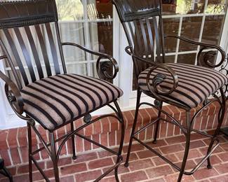 2 of a set of 4 bar  chairs 