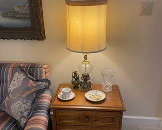 Drexel oak chest/ nightstand