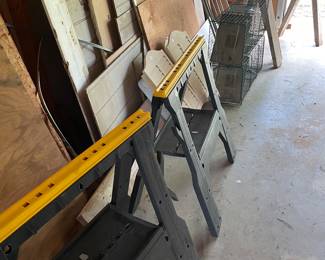 Saw horses and traps