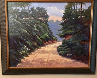 Montgomery artist Richard Folmar landscape oil on canvas