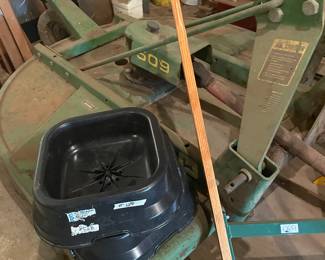 John Deere bush hog with sod cutter