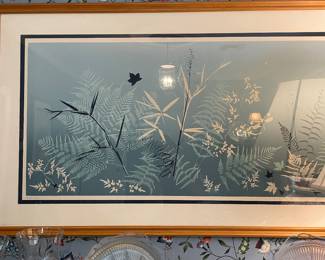 Montgomery artist Ruth Agnew silk screen print 