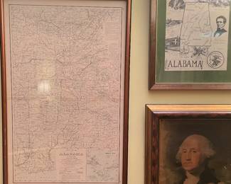 O W Gray and Son Map of Alabama
