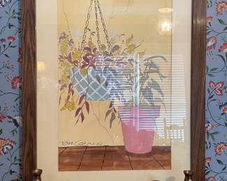 Montgomery artist Tom Connor original watercolor 