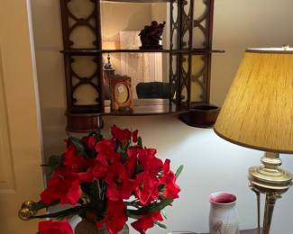 Stifle brass lamp