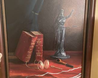 Alabama artist Roland Lewis oil