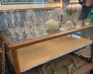Old oak showcase