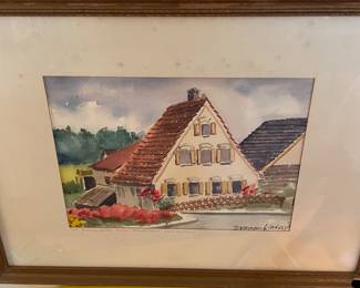 Montgomery artist Donnave Lindsey watercolor 
