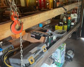 More tools and gardening and automotive supplies