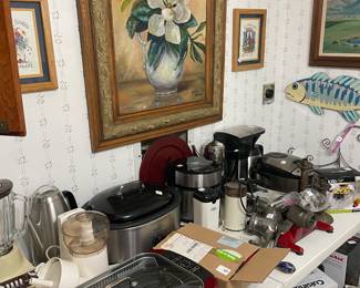 Selection of small appliances 