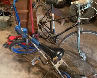 AMF bike and 10 speed with hydraulic car jack