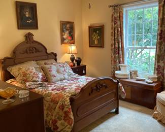 View of second bedroom off down den hallway 