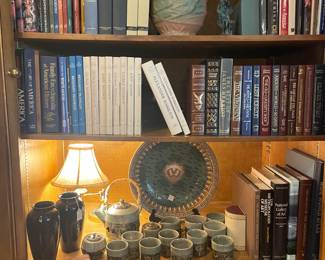 Built in of nice books , collectibles and decorative accessories 