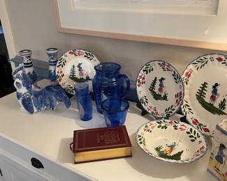 Collection of Blue Ridge and cobalt depression 